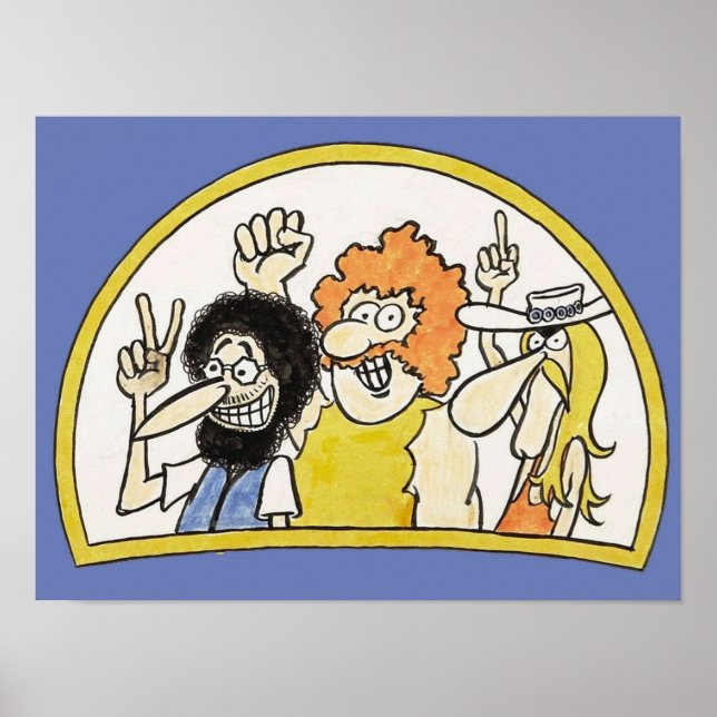 POSTER 1973 FABULOUS FURRY FREAK BROTHERS SKETCH (Frente)