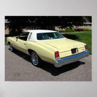 Pôster 1977 Chevrolet/Chevy Monte Carlo