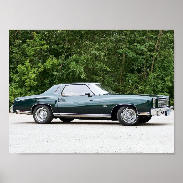 Poster 1977 Chevrolet/Chevy Monte Carlo (Frente)