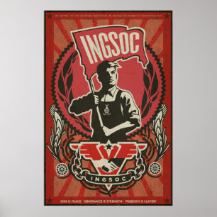 Poster 1984 da propaganda de INGSOC