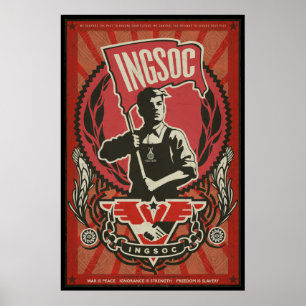 Poster 1984 da propaganda de INGSOC