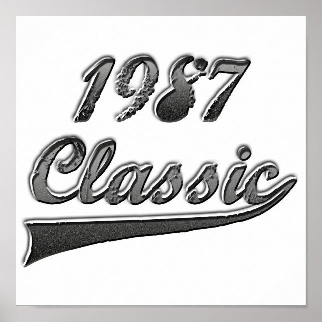 Pôster 1987 Classic (Frente)