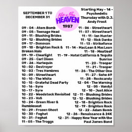 POSTER 1987 - ROCK'N'ROLL HEAVEN (PARTE 3)