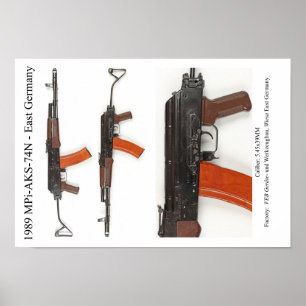 Poster 1989 MPi-AKS-74N East Germany