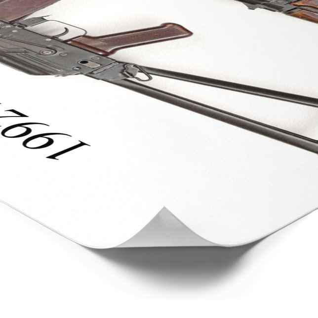 Poster 1992 Tula AKS-74U assault rifle (Borda)