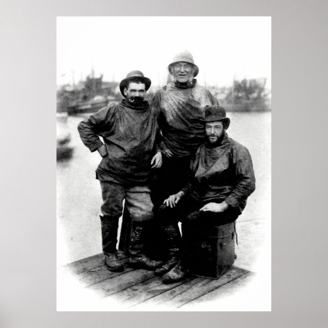 Poster 19.º-C. Pescadores sorridentes (Frente)