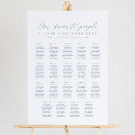 Poster 19 Mesas Nosso Gráfico de Assentos de Pessoas Favo