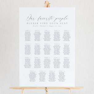 Poster 19 Mesas Nosso Gráfico de Assentos de Pessoas Favo