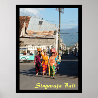 Poster 1 (24" x 18") Singaraja Bali Indonésia