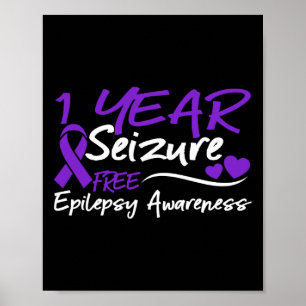 Poster 1 ano Atenção Livre à Epilepsia Precedida Mês