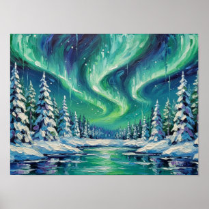 Poster 1. Aurora Boreal Etérea