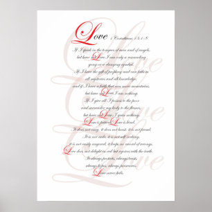 Poster 1 Corinthians 13