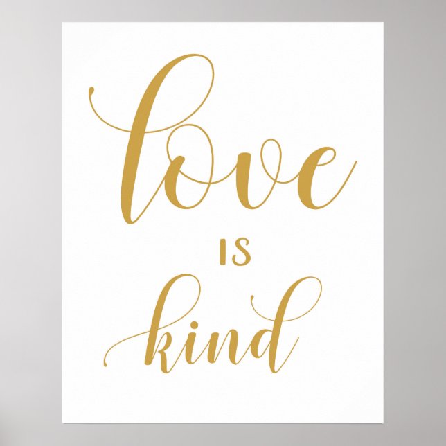 Poster 1 Corinthians 13 - Sinais De Aisle De Casamento (Frente)