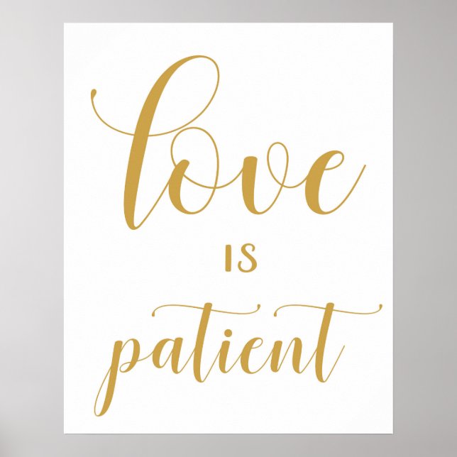 Pôster 1 Corinthians 13 - Sinais De Aisle De Casamento (Frente)