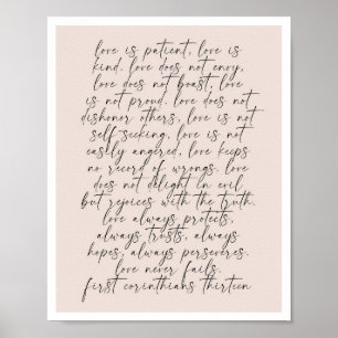 Poster 1 Corintianos 13