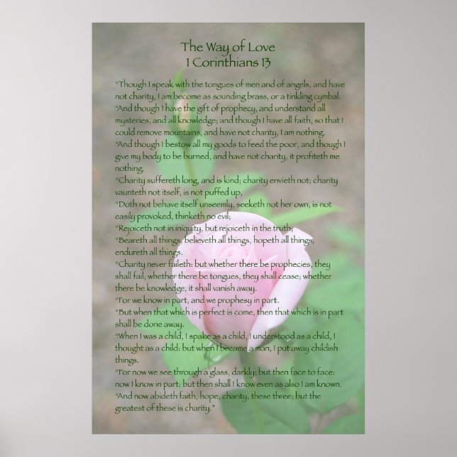 Poster 1 Corintianos 13 (Frente)