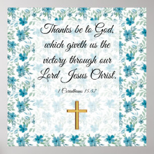 Poster 1 Corintianos 15:57