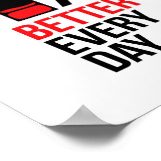 Poster 1% Melhor Todos os Dias 