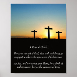 Poster 1 Peter 2:15-16