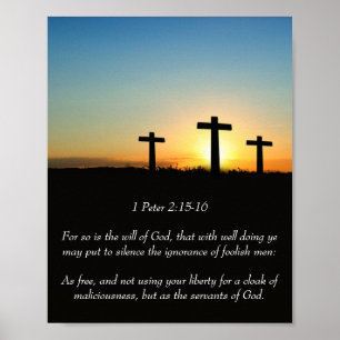 Poster 1 Peter 2:15-16