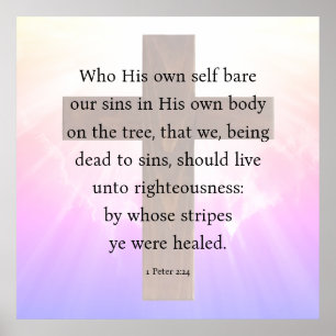 Poster 1 Peter 2:24