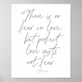Poster 1 Script John 4:18