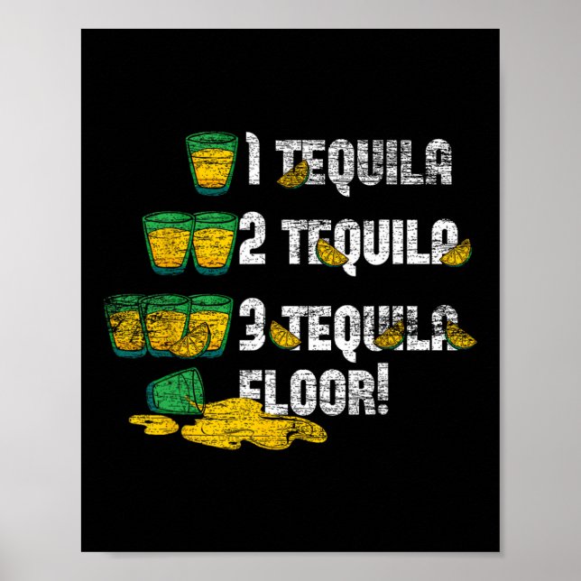 Poster 1 Tequila 2 Tequila 3 Tequila Chão (Frente)