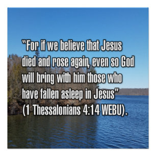 Pôster 1 Tessalonicenses 4:14 ARA