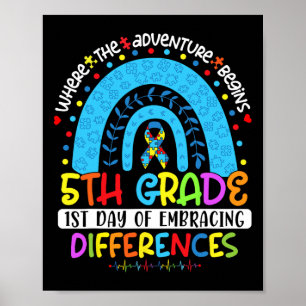 Poster 1rua Dia De Abraçar Diferenças De Autismo 5