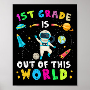 Poster 1rua Está Fora Deste Astronauta Mundial De Volta P