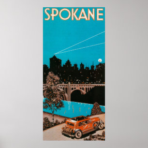 Poster #1Spokane da propaganda de Spokane, WA