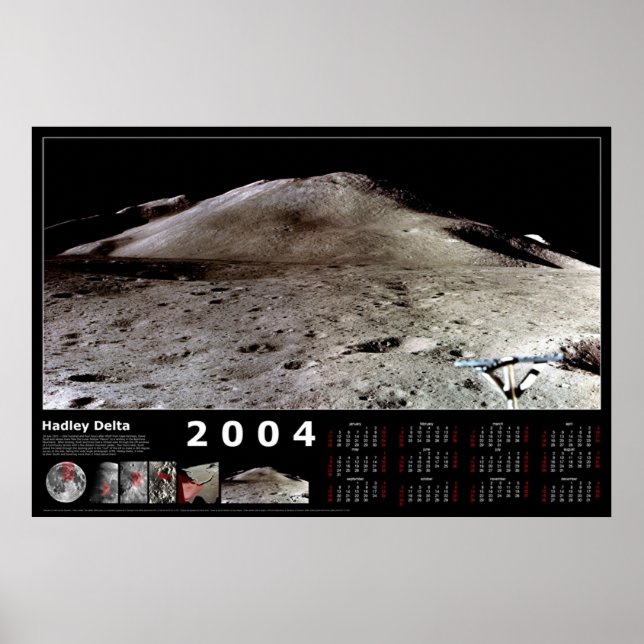 Poster 2004 Hadley Delta Calendar (Frente)