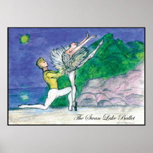 Poster 2009 do balé de Swanlake do Tweet por