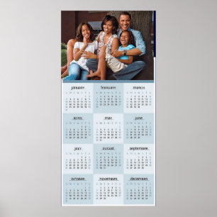 POSTER 2010 DO CALENDÁRIO DA FAMÍLIA DE OBAMA