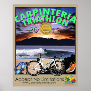 Poster 2013 do Triathlon de Carpinteria