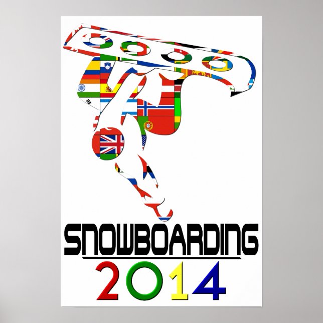 Pôster 2014: Snowboard (Frente)