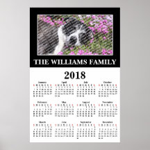 2018 Sua Foto Favorita de Calendário Personalizado