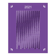 2021 - Calendário Lunar Roxo