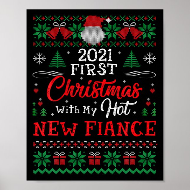 Poster 2021 First Christmas With My Hot New Fiance Xmas H (Frente)
