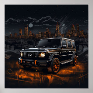 Poster 2022 Mercedes AMG G G63 G-Class G-Wagon Luxury SUV
