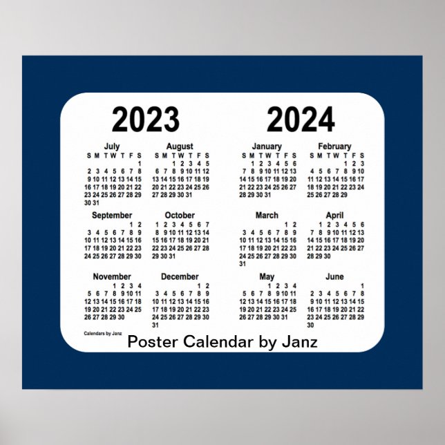 Poster 2023-2024 Caixa de Polícia Calendário Azul da Esco (Frente)