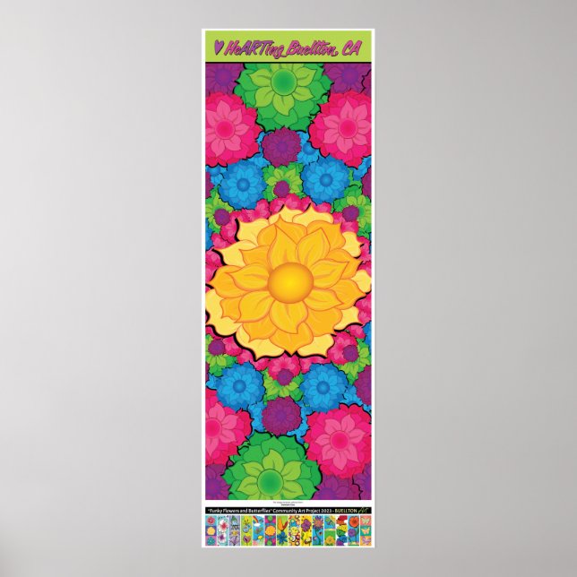 poster 2023 - Flower Burst - Buellton.Art (Frente)