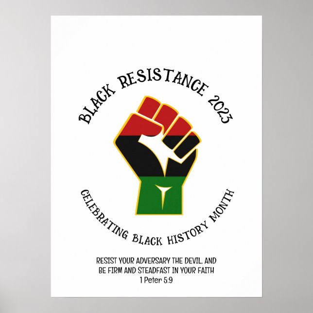 POSTER 2023, HISTÓRIA NEGRA, RESISTÊNCIA MÊS (Frente)
