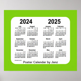 Poster 2024-2025 Calendário das Escolas Amarelas de Janz