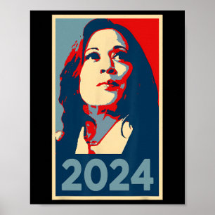Poster 2024 Hope Kamala Harris Obama 47ª Votação Porto da