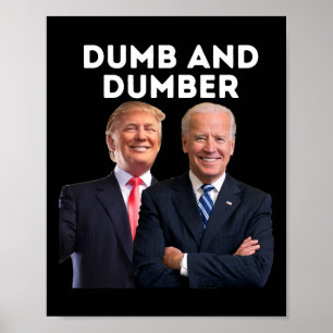 Poster 2024 Trump 2024 Eleição Dumb E Dumber Politics