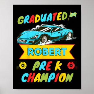 Poster 2026 Car Robert Personalizado Último Dia De Pré K