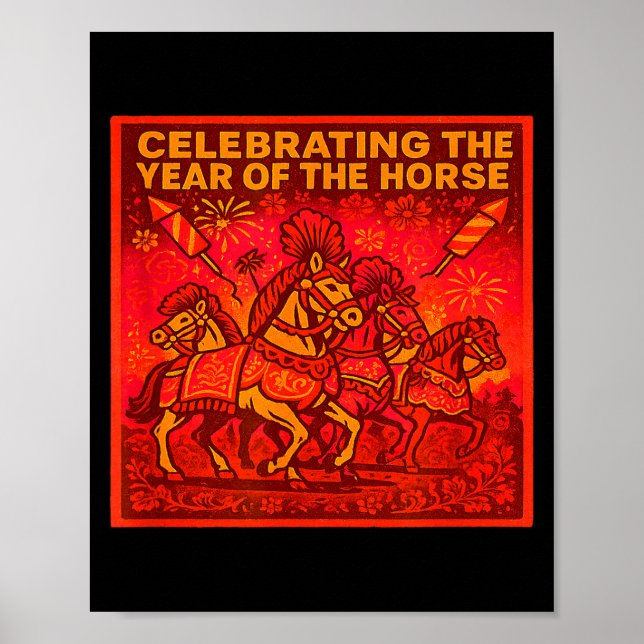 Poster 2026 Chinese New Year - Celebrating The Year Of Th (Frente)
