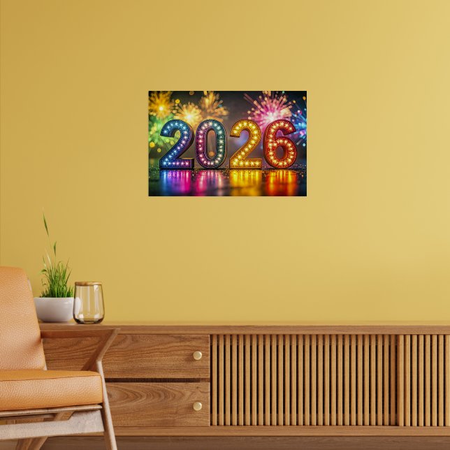 Poster 2026, Happy New Year Celebration, (Sala de Estar 2)