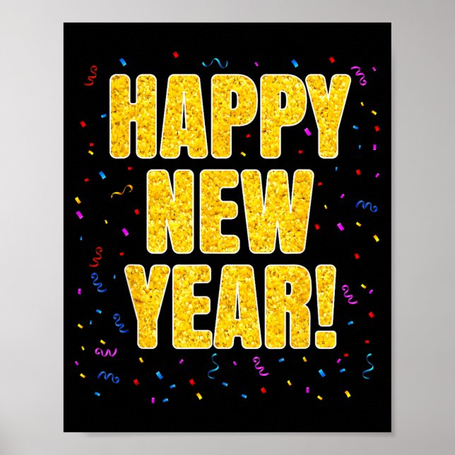 Poster 2026 Happy New Year Family Matching New Year Party (Frente)